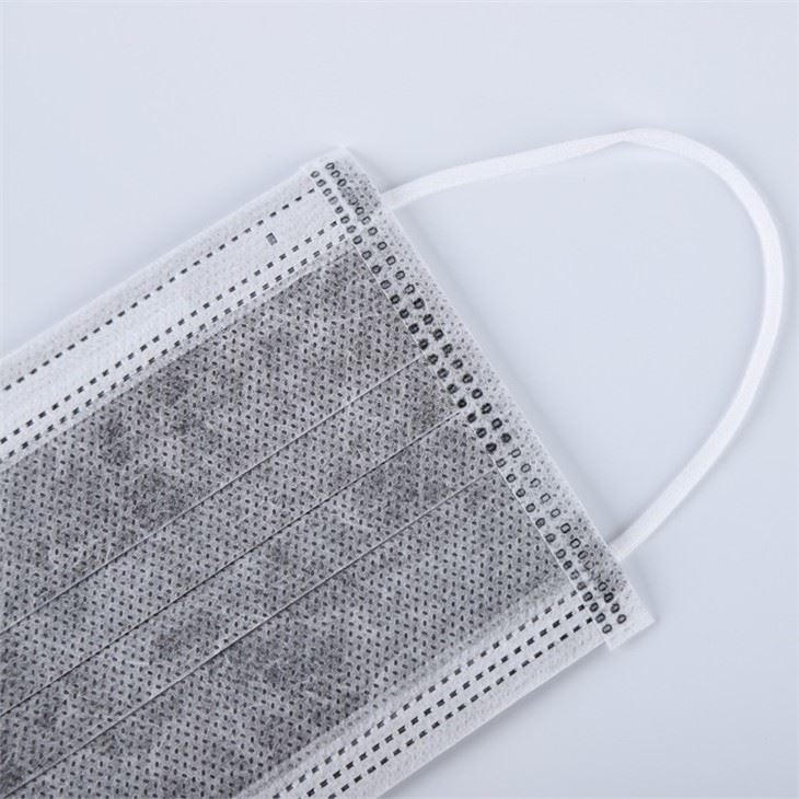 4 Ply Grey Disposable Face Mask With Carbon Filter